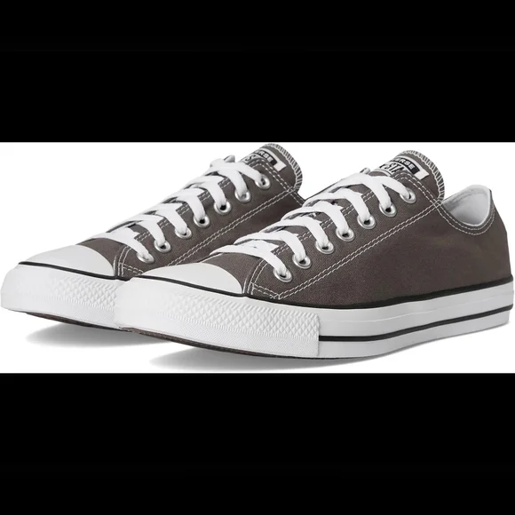 Converse Men's Charcoal Canvas Sneakers Size 13 - Picture 2 of 3